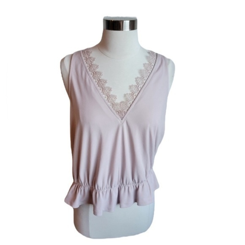 Express Pimk Lace Top